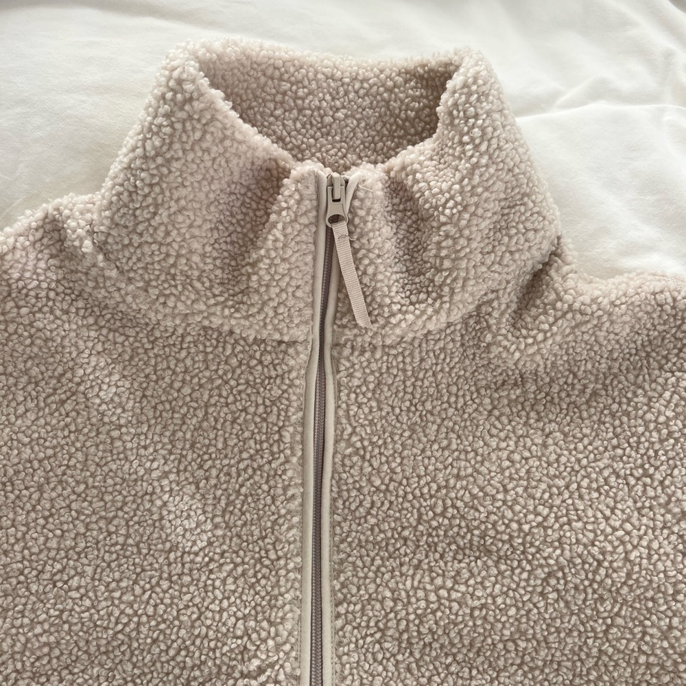 H&M Cream Teddy Jacket - Picture 2 of 6